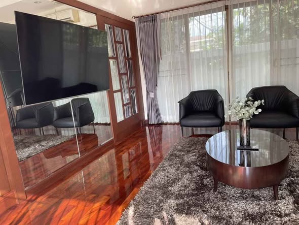 living room and room interior of Luxury pool villa 604