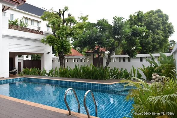 pool of Luxury pool villa 604