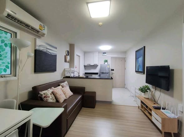 living room and bedroom of M Society Condominium