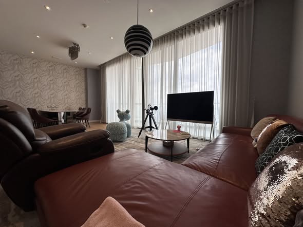 bedroom and living room of Magnolias Waterfront Residences