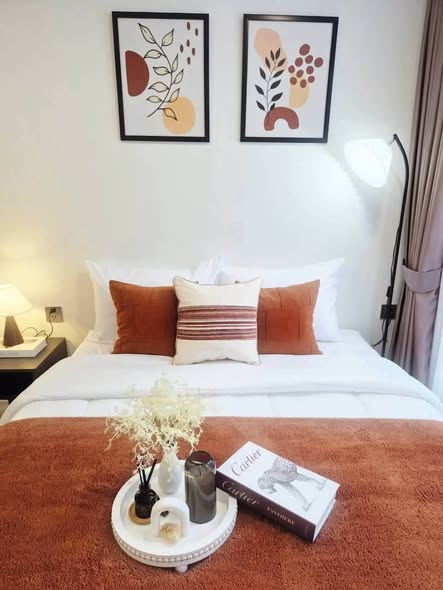 bedroom of Maroon Ratchada 32 (สำนักงานขาย)