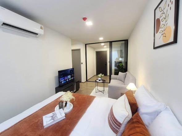 bedroom of Maroon Ratchada 32 (สำนักงานขาย)
