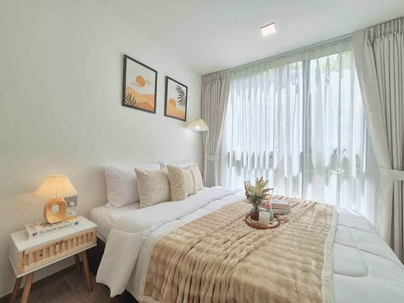 bedroom of Maroon Ratchada 32 (สำนักงานขาย)