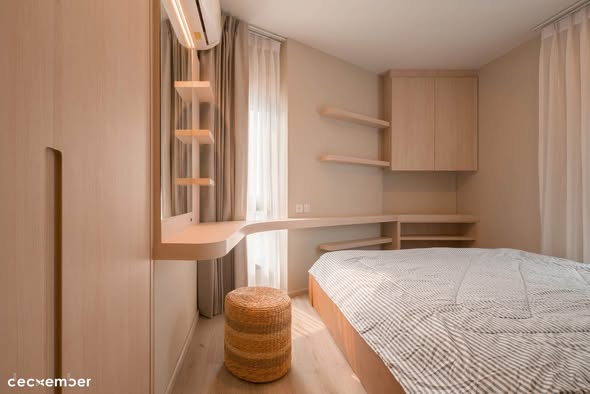 bedroom and bathroom of Metris Lat Phrao