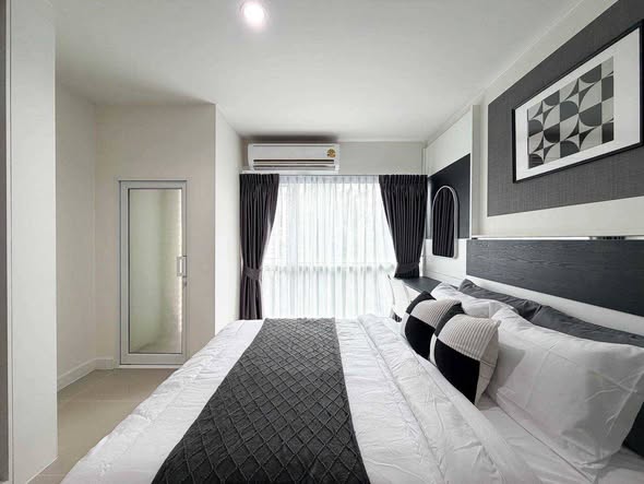 bedroom of Metro Park Sathorn 3C
