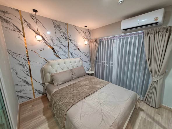 bedroom of Metro Park Sathorn 3C