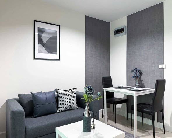 living room of Metro Park Sathorn 3C
