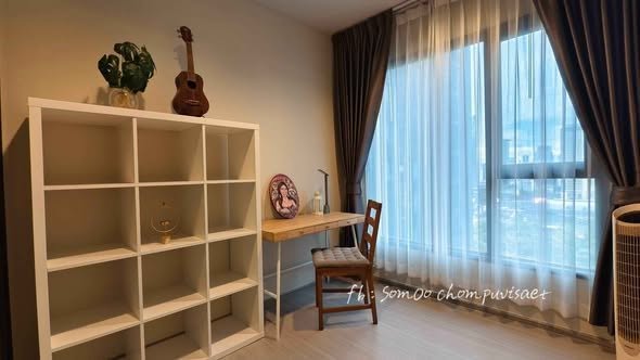living room and bedroom of Metro Sky Prachachuen