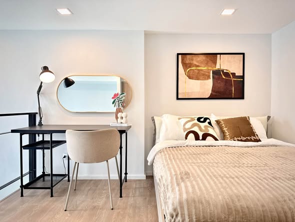 bedroom of Modiz Sukhumvit 50 โมดิซ สุขุมวิท 50