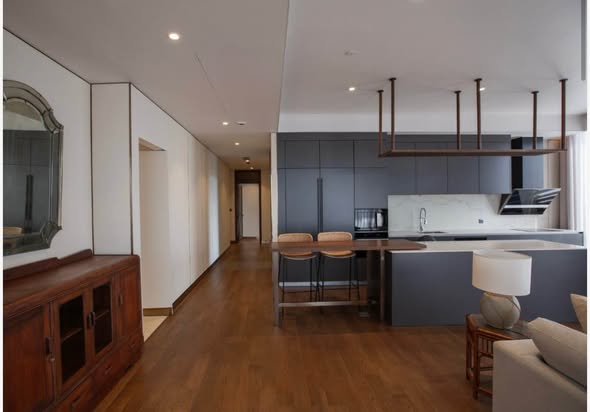 room interior and kitchen of MUNIQ LANGSUAN