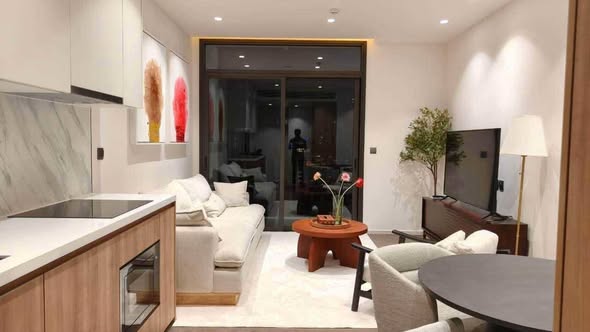 living room of MUNIQ Sukhumvit 23