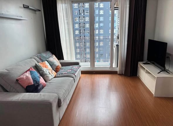 living room and bedroom of My Condo Sukhumvit 103 มาย คอนโด สุขุมวิท 103