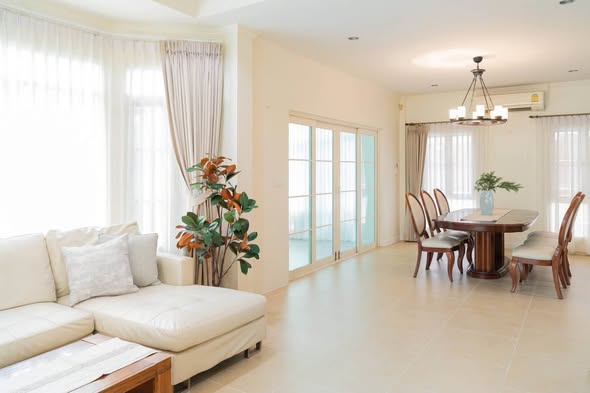 living room and room interior of Nantawan Rama 9 Srinakarin