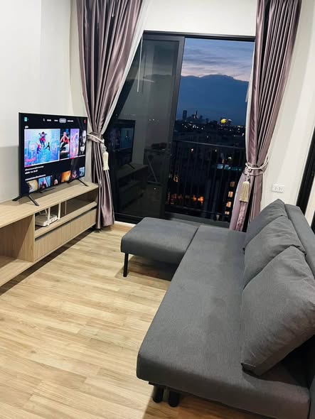 bedroom and living room of Niche MONO Sukhumvit Bearing