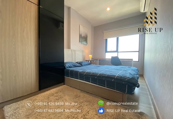 bedroom and room interior of Niche MONO Sukhumvit Bearing
