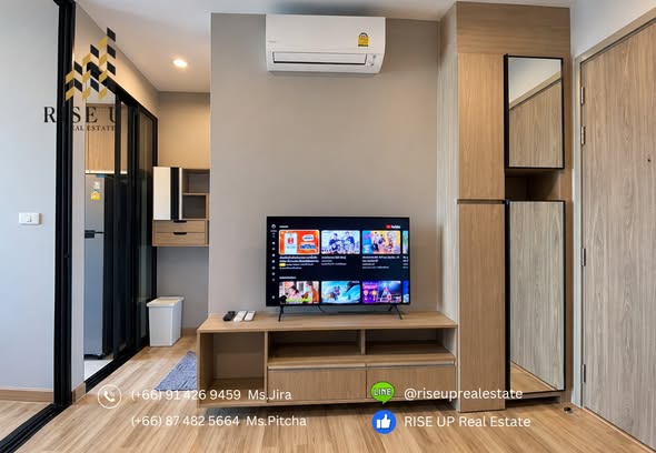 bedroom and room interior of Niche MONO Sukhumvit Bearing