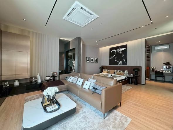 living room and bedroom of Nirvana Beyond Rama 9