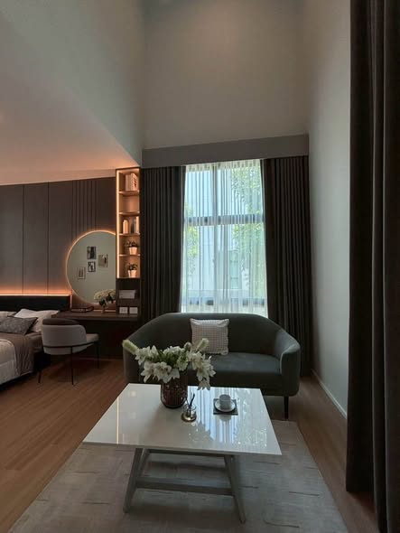 living room of Nirvana Define Srinakarin-Rama9