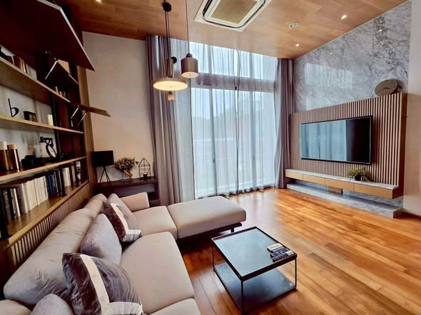 living room of Nirvana Define Srinakarin-Rama9