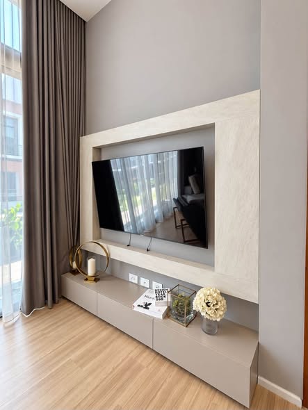 living room and room interior of Nirvana Define Srinakarin-Rama9