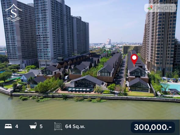 Noble Aqua Riverfront Ratburana (โนเบิล เอควา ริเวอร์ฟร้อนท์ ราษฎร์บูรณะ)