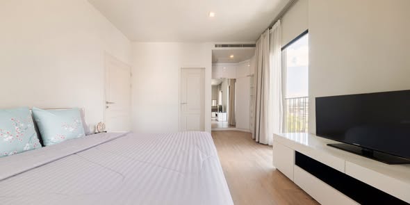 bedroom and room interior of Noble Around Sukhumvit 33