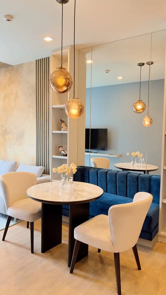 living room and room interior of Noble Around Sukhumvit 33
