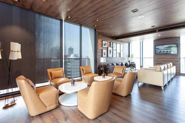 living room and room interior of Noble BE33