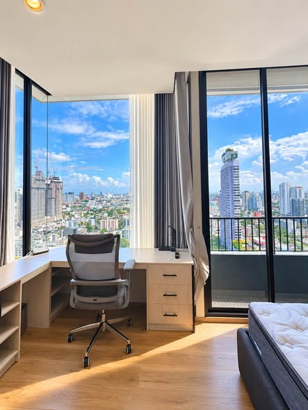 bedroom of Noble Form Thonglor โนเบิล ฟอร์ม ทองหล่อ