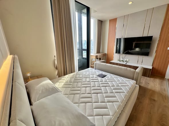 bedroom of Noble Form Thonglor โนเบิล ฟอร์ม ทองหล่อ