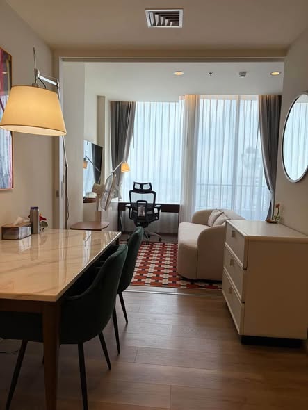 living room of Noble Form Thonglor โนเบิล ฟอร์ม ทองหล่อ