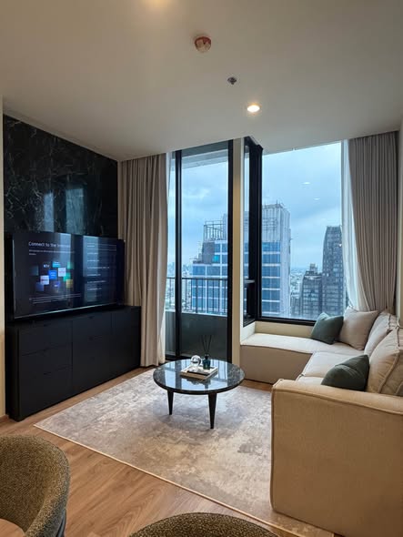 living room of Noble Form Thonglor โนเบิล ฟอร์ม ทองหล่อ