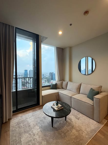 living room of Noble Form Thonglor โนเบิล ฟอร์ม ทองหล่อ