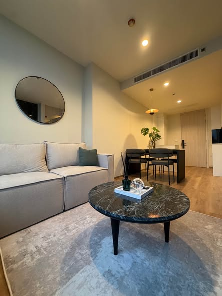 living room of Noble Form Thonglor โนเบิล ฟอร์ม ทองหล่อ