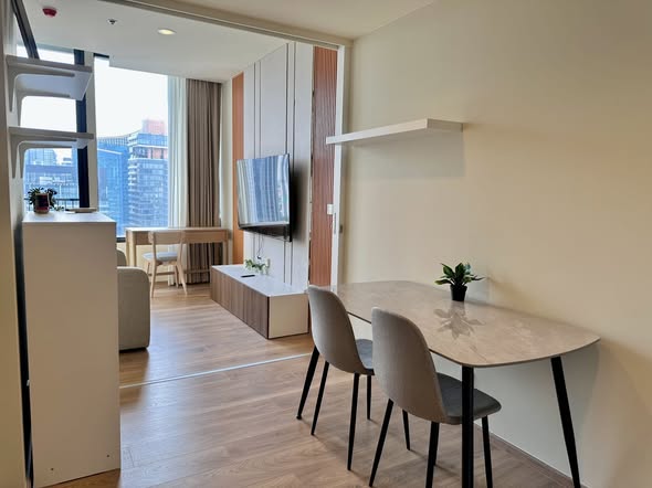 living room of Noble Form Thonglor โนเบิล ฟอร์ม ทองหล่อ