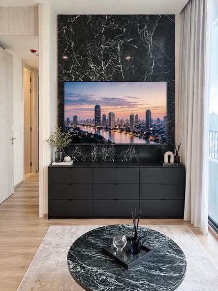 living room and bedroom of Noble Form Thonglor โนเบิล ฟอร์ม ทองหล่อ