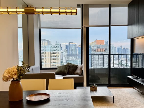 living room and room interior of Noble Form Thonglor โนเบิล ฟอร์ม ทองหล่อ