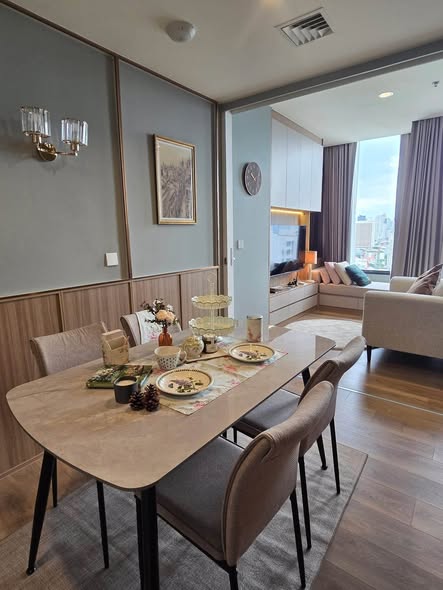 living room and room interior of Noble Form Thonglor โนเบิล ฟอร์ม ทองหล่อ