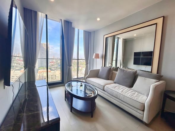bedroom and living room of Noble Ploenchit