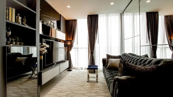 living room and room interior of Noble Ploenchit