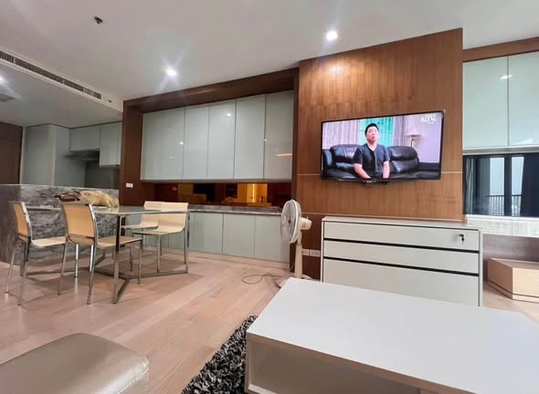 living room and kitchen of Noble Remix