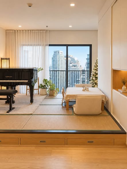 living room and room interior of Noble Remix
