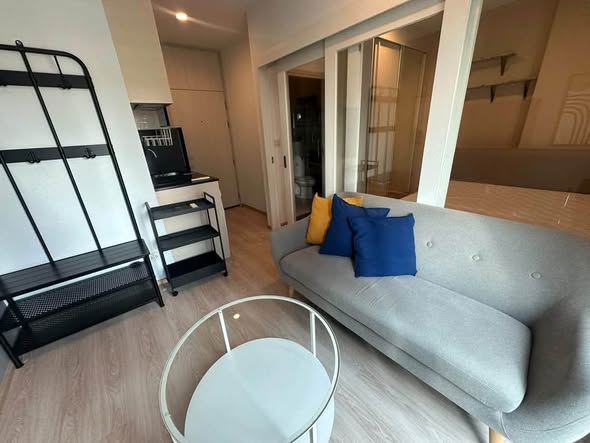 bedroom and living room of Noble Revolve Ratchada 2