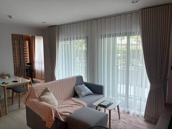 bedroom and living room and room interior of Nue Connex Don Mueang