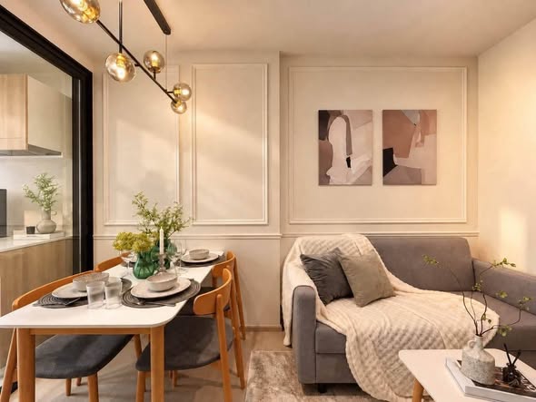 living room of Nue Connex Don Mueang