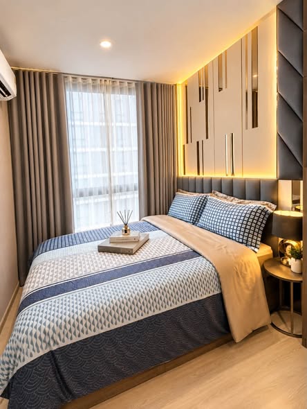 bedroom of Nue Cross Khu Khot Station (นิว ครอส คูคต สเตชัน)