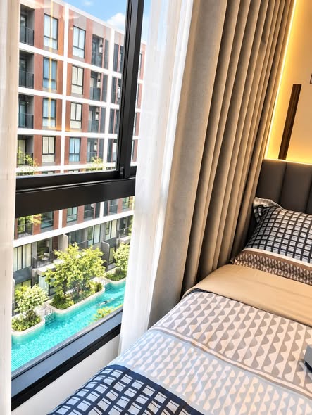 bedroom of Nue Cross Khu Khot Station (นิว ครอส คูคต สเตชัน)