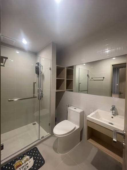 room interior and bathroom of Nue Mega Plus Bangna