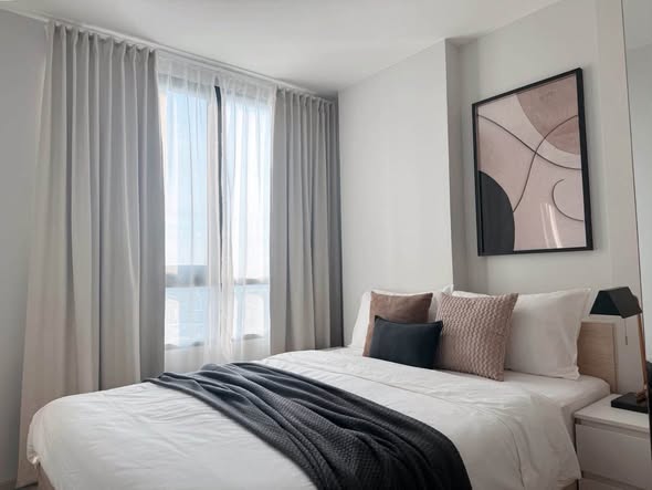 bedroom of NUE Noble Srinakarin Lasalle นิว โนเบิล ศรีนครินทร์ – ลาซาล