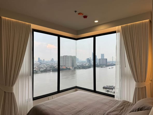 bedroom and room interior of Nue Riverest Ratburana นิว ริเวอร์เรสต์ ราษฎร์บูรณะ